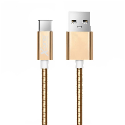 X One Cmc1000g Cable Usb Metal Tipo C Oro Rosa